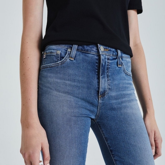 AG The Isabelle High Rise straight crop jeans - Picture 2 of 14